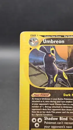 Pokemon TCG 2002 Umbreon Aquapolis 41/147 Non Holo Rare Card LP-/MP - Image 2