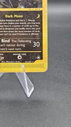 Pokemon TCG 2002 Umbreon Aquapolis 41/147 Non Holo Rare Card LP-/MP - Image 4