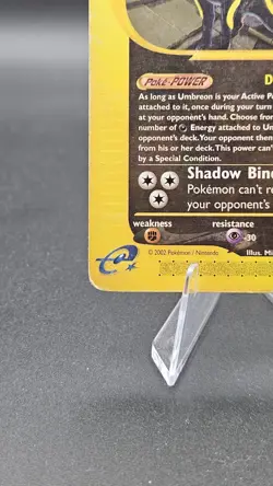 Pokemon TCG 2002 Umbreon Aquapolis 41/147 Non Holo Rare Card LP-/MP - Image 5