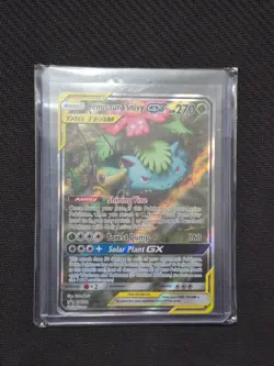 Venusaur & Snivy GX SM229 Sm Holo Near Mint perfect condition card - Image 1
