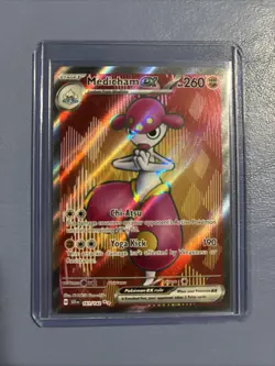 Medicham ex 161/142 Stellar Crown NM Full Art Pokemon Card - Image 1