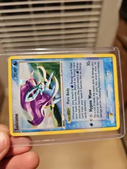 2005 Suicune 030 Pokemon TCG Holo Black Star Rare Promo Card LP - Image 4