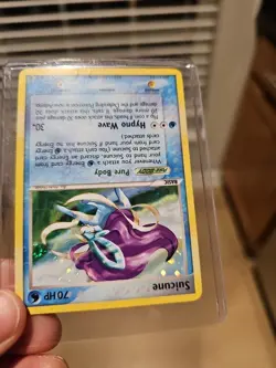 2005 Suicune 030 Pokemon TCG Holo Black Star Rare Promo Card LP - Image 5
