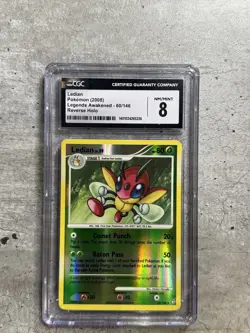Pokemon Card Ledian Rev Holo CGC 8 NM/Mint, Legends Awakened 60/146, 2008 (1) - Image 1