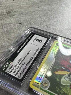 Pokemon Card Ledian Rev Holo CGC 8 NM/Mint, Legends Awakened 60/146, 2008 (1) - Image 5