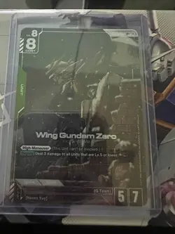 Wing Gundam Zero Alternate Art Foil - GD01-024 LR+ NM - Gundam TCG Card Game - Image 1