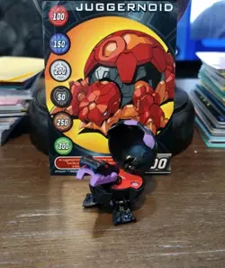 Bakugan B1 Darkus Juggernoid 300G Black OPEN CORE W/ Vintage Card Rare! - Image 1