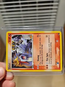 Entei 1/17 Pop Series 2 Holo Foil Rare Pokemon Card Lightly Played - Image 4