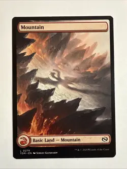 Mountain (275) Full Art Tarkir: Dragonstorm TDM MTG Magic Non Foil - Image 1