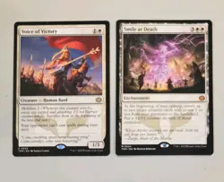 Voice of Victory & Smile at Death - Tarkir: Dragonstorm - NM - MTG - Image 1