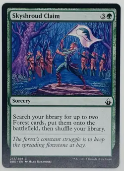 MTG Skyshroud Claim Battlebond Regular - Image 1
