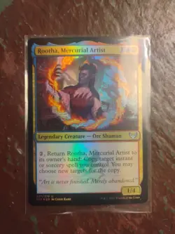 Rootha Mercurial Artist FOIL , Strixhaven School of Mages MTG, FREE SHIPPING - Image 1