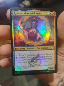 Rootha Mercurial Artist FOIL , Strixhaven School of Mages MTG, FREE SHIPPING - Image 2