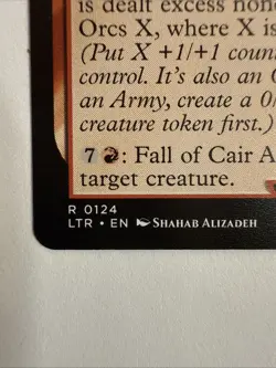 MTG Magic the Gathering LTR Lord of the Rings Fall of Cair Andros - Rare - Image 2
