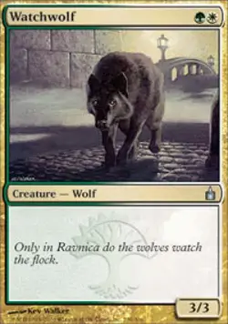 Watchwolf -Foil Light Play MTG Ravnica - Image 1