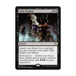 WOTC MTG Magic Origins Dark Petition (R) (Foil) Fair - Image 1