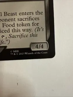 Voracious Fell Beast 0113 x1 MTG LOTR Black Creature NM/M Non Foil - Image 3