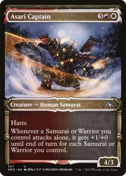 MTG Asari Captain (Showcase) - Kamigawa: Neon Dynasty (NEO) NM UC #327 - Image 1