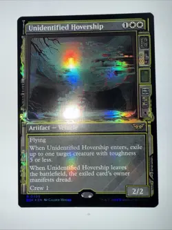 x1 Unidentified Hovership - Showcase R MTG Duskmourn: House of Horror M/NM, Engl - Image 1