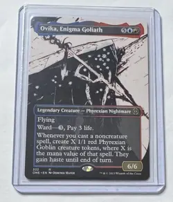 Ovika, Enigma Goliath #322 Phyrexia: All Will Be One Rare Showcase MTG NM/M - Image 1