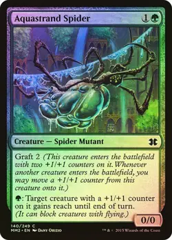 Aquastrand Spider - FOIL - Modern Masters 2015 (MM2) - Magic The Gathering - MTG - Image 1