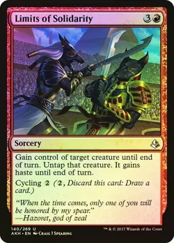 Limits of Solidarity - Amonkhet - FOIL - Magic The Gathering - MTG - Image 1