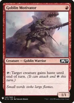 Goblin Motivator - Near Mint MTG Mystery Booster - Image 1