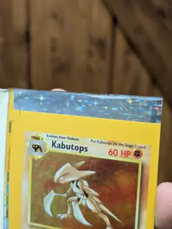 Pokemon Wizards Of The Cost Fossil Kabutops Holo 9/62 Edge Of Sheet NFC... - Image 5