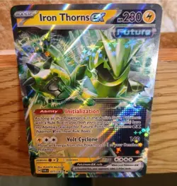Pokemon TCG Iron Thorns ex 077/167 Twilight Masquerade Holo Double Rare NM - Image 2