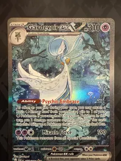 Pokemon Gardevoir EX Paldean Fates #233/091 SIR, LP Condition - Image 2