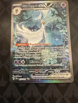 Pokemon Gardevoir EX Paldean Fates #233/091 SIR, LP Condition - Image 3