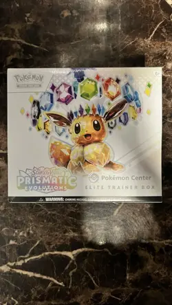 Pokemon TCG S&V Prismatic Evolutions ETB Elite Trainer Box FACTORY SEALED - Image 1