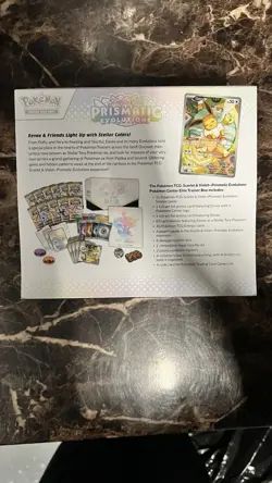 Pokemon TCG S&V Prismatic Evolutions ETB Elite Trainer Box FACTORY SEALED - Image 3
