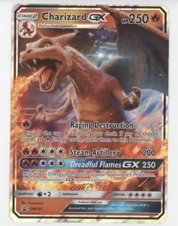 Charizard GX Oversized Pokemon Sun & Moon Black Star Promo #SM195 - Image 1