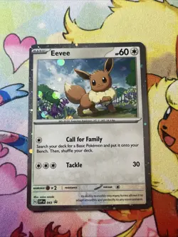 Pokemon Cards TCG Eevee Svp Black Star Promos SVP043 Holo Promo NM 2023 - Image 1