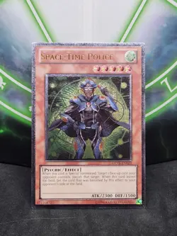 Yugioh Space-Time Police GENF-EN023 Ultimate Rare NM - Image 1