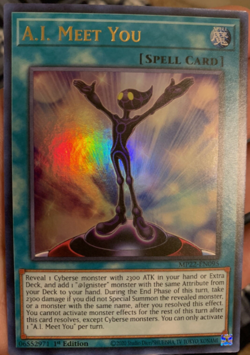 YuGiOh! - A.I. Meet You - MP22-EN095 - Ultra Rare - 1st Ed - NM/M - Image 1