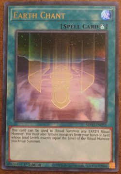 YuGiOh! - Earth Chant - MP22-EN251 - Ultra Rare - 1st Ed - NM/M - Image 1