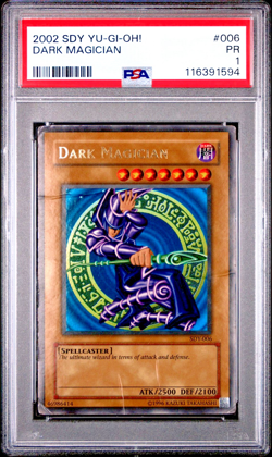 PSA 1 PR SDY-006 Dark Magician Ultra Rare 2002 Yugioh Starter Deck Yugi Original - Image 1