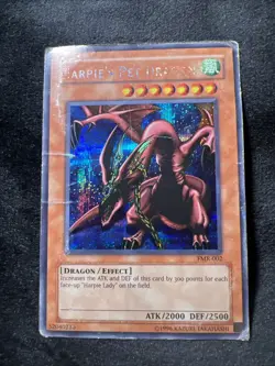 YuGiOh Harpie's Pet Dragon FMR-002 Prismatic Secret Rare Video Game Promo - Image 2