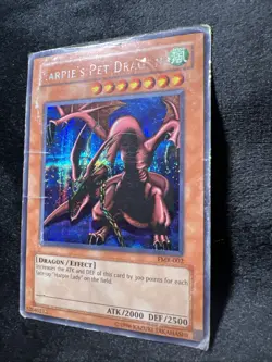YuGiOh Harpie's Pet Dragon FMR-002 Prismatic Secret Rare Video Game Promo - Image 4