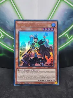 Yugioh Ancient Warriors - Virtuous Liu Xuan IGAS-EN011Ultra Rare 1st Edition NM - Image 1