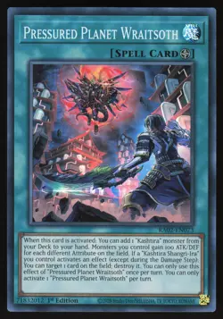 Pressured Planet Wraitsoth - RA02-EN073 - Super Rare - 1st Edition Yugioh - Image 1