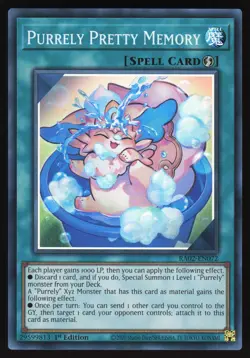 Purrely Pretty Memory - RA02-EN072 - Super Rare - 1st Edition Yugioh - Image 1