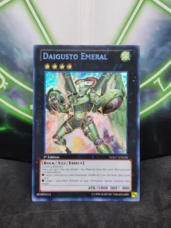Yugioh Daigusto Emeral HA07-EN020 Secret Rare 1st Edition NM - Image 1