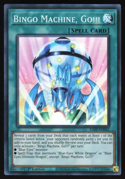 Bingo Machine, Go!!! - RA02-EN062 - Super Rare - 1st Edition Yugioh - Image 1