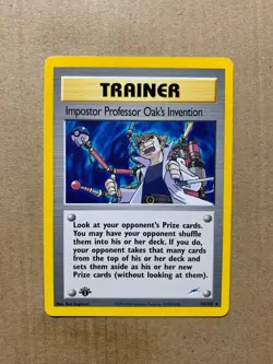 1st Ed. Impostor Oak's Invention 94/105 Neo Destiny - Rare Pokemon Card - NM/M - Image 1