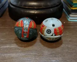 Bakugan Translucent Haos Altair 650G & Wired 500G Gray New Vestroia Set W/ Card! - Image 5