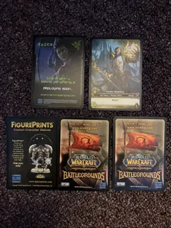 World of Warcraft TCG 2010 Crafting Materials Recipe Card LOT of 5 WOW CCG - Image 2