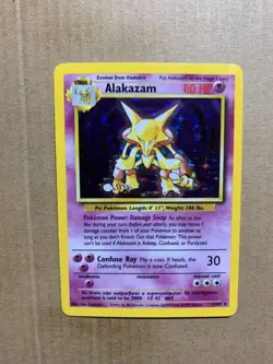 Alakazam 1/102 Base Set - Holo Pokemon Card - NM - Image 1